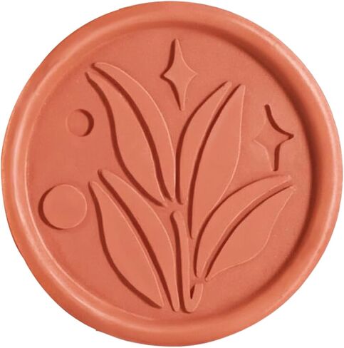 Terracotta Brown Sugar Saver & Softener Disc – Reusable, Artisan Leaf Design, Keeps Sugar, Cookies, & Baked Goods Soft, Food-Safe, Multi-Use Storage Helper (pack of 2) in Saudi Arabia
