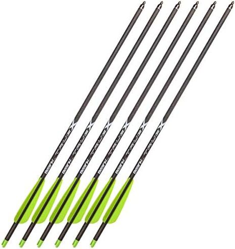 6-Pack Truex Crossbow Arrows - 20", ACBK20, Black in Saudi Arabia
