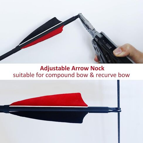 12 Pcs Archery Arrows with Feathers Removable Tips 30inch Hunting Arrows for Recurve Bow Longbow Compound Bow for Adults Targeting Practice in Saudi Arabia