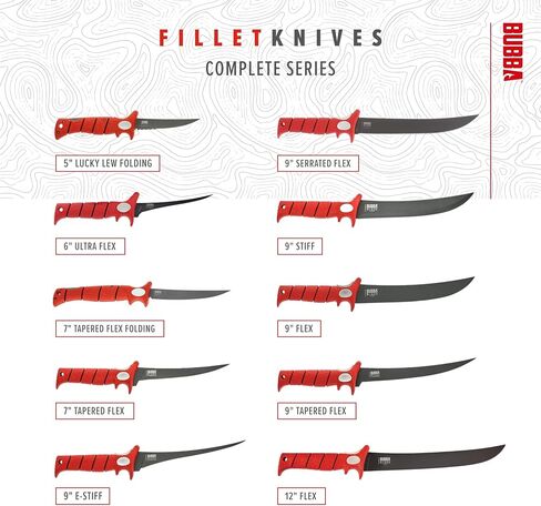 Bubba 7 Inch Tapered Flex Fillet Fishing Knife in Saudi Arabia