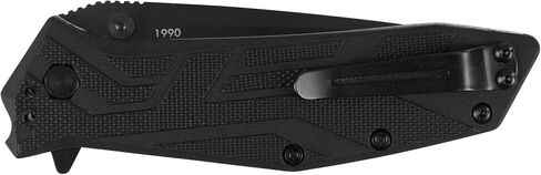 Kershaw Brawler Pocket Knife, All-Black, 3 Inch Tanto Blade in Saudi Arabia