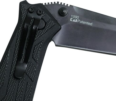 Kershaw Brawler Pocket Knife, All-Black, 3 Inch Tanto Blade in Saudi Arabia