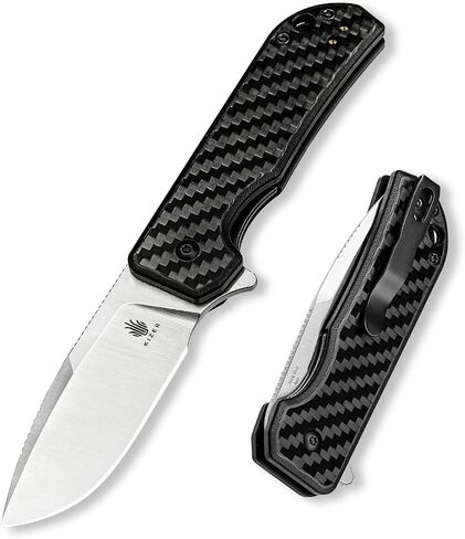 Kizer Nice Guy Pocket Folding Knife, 2.84" D2 Blade knives, G10 Handle | Small EDC Knife, Liner Lock Flipper Knife for Men Women, Sharp Camping Hiking Hunting Survival Knife V3011M2 in Saudi Arabia