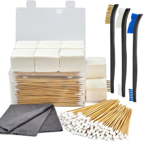 Gun Cleaning Kit in Big Box, 4-in-1 Cleaning Supplies/Gun Brushes Set | 4-in-1 Gun Cleaning Supplies Includes Brushes, Patches, Swabs, Cloth, Basic Kit for All Guns Maintenance (Select Your Set) in Saudi Arabia