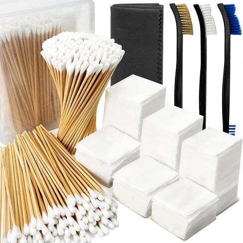 Gun Cleaning Kit in Big Box, 4-in-1 Cleaning Supplies/Gun Brushes Set | 4-in-1 Gun Cleaning Supplies Includes Brushes, Patches, Swabs, Cloth, Basic Kit for All Guns Maintenance (Select Your Set) in Saudi Arabia