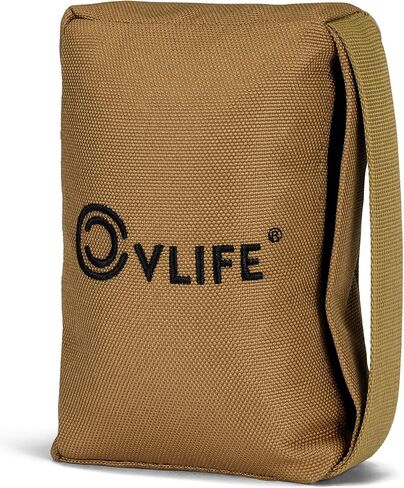 CVLIFE Shooting Bag, Pre-Filled Shooting Rest Bags, Gun Holders | Compact Size Shooting Rest Bags for Rifles, Rear Squeeze Bag for Stable Support, Double Zipper, Filled with Plastic Pellets in Kuwait