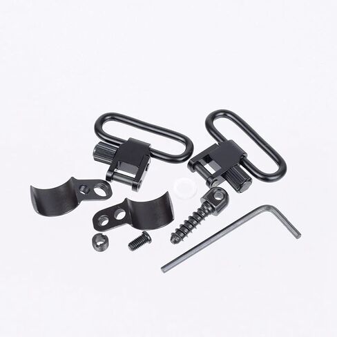 Lever Action Rifle Sling Mount Kit Split Band with 1'' QD 115 Sling Swivels for Winchester Marlin Mossberg in Saudi Arabia