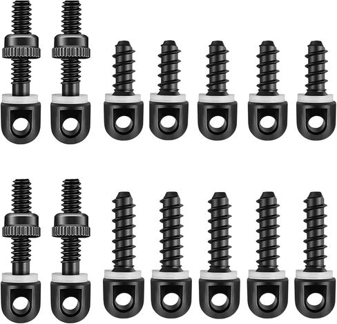Anovo Sling Swivel Studs Set, Wood Bolt Screw Studs Crossbow Sling Screw in Saudi Arabia