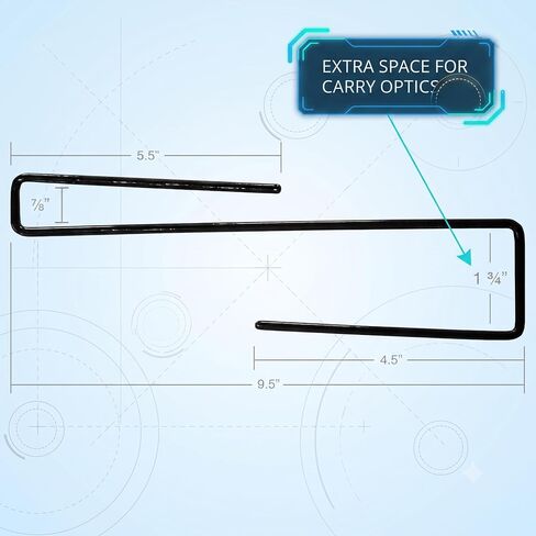 Carry Optic Handgun Hangers: Pistol Hangers for Gun Safe or Cabinet 2-Pack in Saudi Arabia