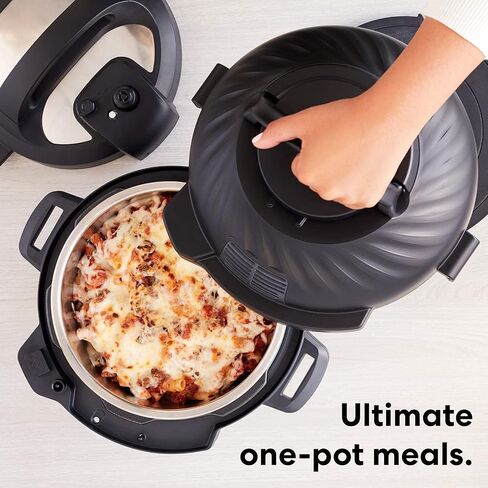 Instant Pot Duo Crisp 11-in-1 Air Fryer and Electric Pressure Cooker Combo with Multicooker Lids that Air Fries, Steams, Slow Cooks, Sautés, Dehydrates, & More, Free App With Over 800 Recipes, 6 Quart in Saudi Arabia