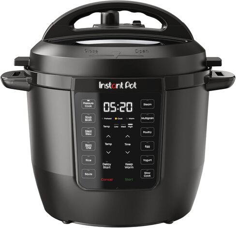 Instant Pot 4QT RIO Mini 7-in-1 Multi-Cooker, Pressure Cooker, Slow cook, Sauté, Steam, Rice Maker, Yogurt, & Warmer, Black, 4 Quarts in Saudi Arabia