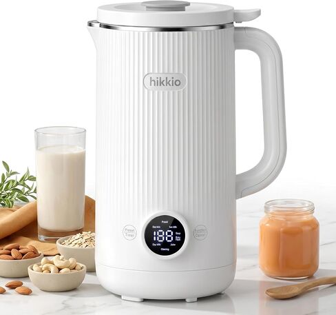 8-in-1 Nut Milk Maker Machine – Homemade Soy, Almond, Oat & Coconut Plant-Based Milk Maker – Delay Start, Keep Warm, Self-Cleaning – 20 oz in Saudi Arabia
