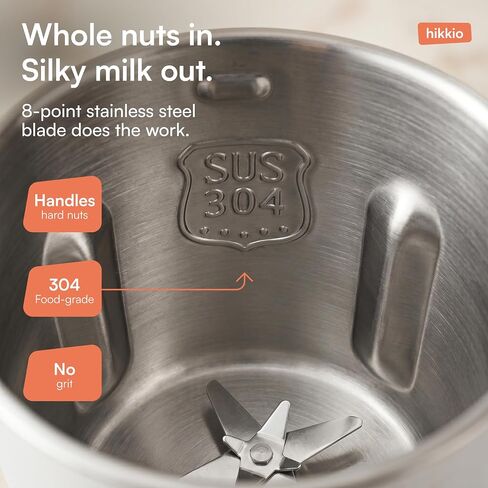 8-in-1 Nut Milk Maker Machine – Homemade Soy, Almond, Oat & Coconut Plant-Based Milk Maker – Delay Start, Keep Warm, Self-Cleaning – 20 oz in Saudi Arabia