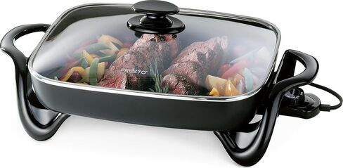 Presto 06852 16-Inch Electric Skillet with Glass Cover in Saudi Arabia