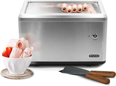 Whynter Ice Cream Maker 2.1 Qt Automatic, Built-In Compressor, ICM-200LS | Built In Compressor, No Pre Freezing Needed, LCD Display and Timer, Fresh Homemade Frozen Treats, Trusted Whynter Quality in Saudi Arabia
