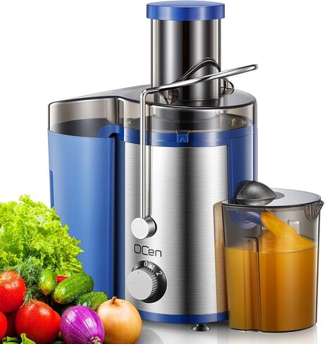 Juicer Machine 800W Centrifugal Juicer with Wide Mouth Feed Chute | For Fruits And Vegetables, Stainless Steel, BPA-Free Parts, Easy To Clean, Fast Juice Extraction, Black in Saudi Arabia
