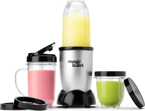 Magic Bullet Blender, Small, Silver, 11 Piece Set in Saudi Arabia