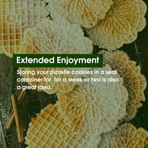 Pizzelle Maker Machine, Mini Non-stick Electric Pizzelle Cookie Baker for Holiday, Party, Treat (Ceramic Coating, 2 * 4") (ceramic coating) | Ceramic Coating, 2 * 4", for Holiday, Party, Treat in Saudi Arabia