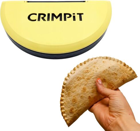 CRIMPiT Large Tortilla Sealer - For 10-12" Flour Tortillas | Make Sealed Tacos, Quesadillas, Burritos & More | Mess-Free Meals in Seconds | BPA-Free, Dishwasher Safe | Made in UK & USA in Saudi Arabia