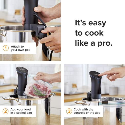 أنوفا ،Culinary Sous Vide ،طباخ دقيق 2.0 (واي فاي) ،1000 واط in Kuwait