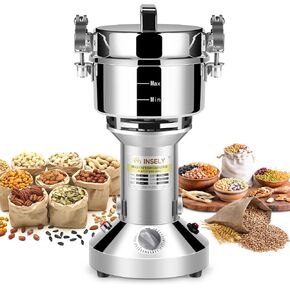 Grain Mill 150g,flour mill grinder for home,Electric Stainless Steel Grain Grinder for Wheat,Spices,coffee,Corn and Other Dry Food Grinders for Kitchen in Saudi Arabia