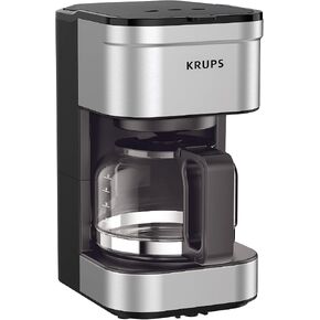 KRUPS Simply Brew Compact 5 Cup Coffee Maker: Stainless Steel Design, Pause & Brew, Keep Warm, Reusable Filter, Drip-Free Carafe in Saudi Arabia