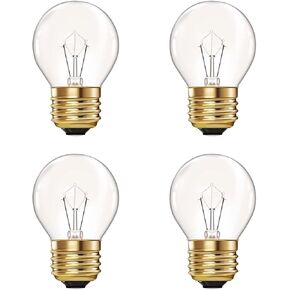 Visther 2-Pack Oven Light Bulb G45, 40W 120V 415Lumen Appliance Light Bulbs | 300℃ high temp light bulbs replacement for oven, refrigerator, microwave, 110 to 130 Volt, E26/E27 brass base oven bulb in Saudi Arabia