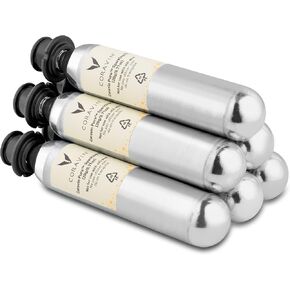 Coravin CO2 Capsules for Sparkling Wines for Use with Sparkling Preservation System | Each Capsule Holds Up to 7 Standard Bottles of 750 ml, Pack of 6 in Saudi Arabia