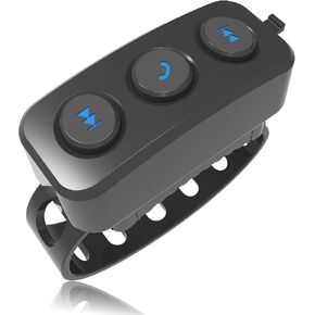 Media Remote Button Control for Steering Wheel Handlebar | Built-in rechargeable battery and IP54 splash resistance to safely handle calls, play music, and call Siri on the go in Saudi Arabia
