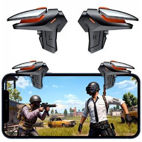 PXIRQ Mobile Phone Triggers for Gaming - 4 Finger Operation High Sensitive Aim & Shoot Game Physical Joystick Buttons for PUBG Mobie Game in Saudi Arabia