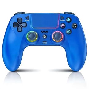 GUOC Hall Effect Joystick Controller for PS5 with 4 Back Boutton | Extended Grip Comfortable for big hands, Variable RGB lights and Vibration, Macro and Turbo Function in Saudi Arabia