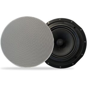 JUKE AUDIO Sky Speaker | Pair of 6.5" in-Ceiling Speakers | 2-Way Sound Coverage with Woofer & Pivoting Tweeter | Flush Mount Design (6.5") in Saudi Arabia