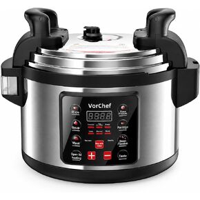 18L/19.0 QT Commercial Electric Pressure Cooker, 5-in-1 Multifunctional Large Pressure Cookers,2000W Electric Pressure Canner with Non-stick Inner Pot Use for Restaurant,Canteen, Hotel in Kuwait