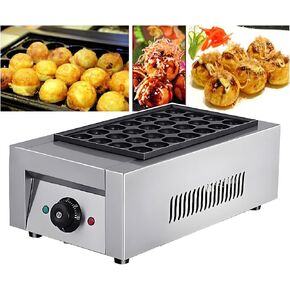 Electric Takoyaki Maker, Commercial Takoyaki Maker,with Takoyaki Tools, Temperature Control Range 0-300℃, For Cafes Bakery Shops (a) A in Saudi Arabia
