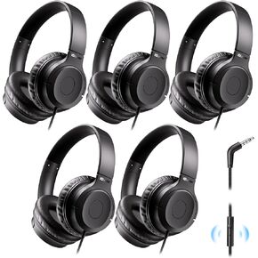 iClever HS27 5 Pack Kids Headphones for School K-12 Online Learning Travel in Saudi Arabia