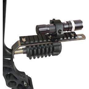 Archery Bow Flashlight Mount Universal Bowfishing Light Mount Stabilizer Holder for Compound Bow Outdoor Hunting Shooting Accessories in Saudi Arabia