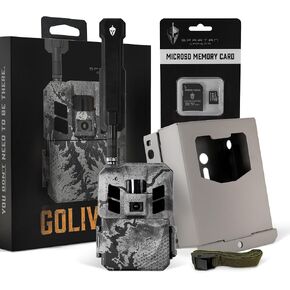 Spartan Camera GoLive 3 Cellular Trail Camera Bundle – Security Box & 32GB Micro SD Card Included, HD Photo Capture, 1080P Video, GPS Tracking, No-Glow IR Night Vision (Spartan Areus, AT&T) in Saudi Arabia