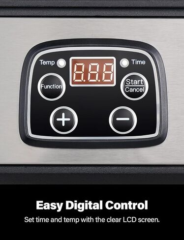Yogurt Maker Machine with Adjustable Temp & Time, 48H Timer Digital, 8×6oz BPA-Free Glass Jars for Homemade Probiotic Yogurt, Auto Shut-Off, Stainless Steel Body in Saudi Arabia