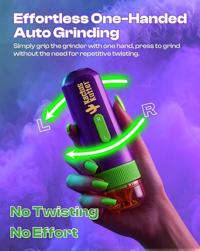 K1 Pro Electric Herb Grinder 1.5g One-Hand Use Spice Mill | Portable & Comapct, USB Rechargeable, 1.5g Capacity, 6N/M High Torque, Modular Design, Easy To Clean, Dual-Direction Grind in Saudi Arabia