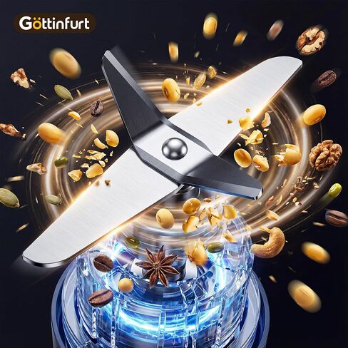 Versatile Grinder for Kitchen, Electric Spice Grinder 800g Stainless Steel Mill Grinder with Detachable Bowl for Wheat, Nuts, Herb and Coffee Beans in Kuwait