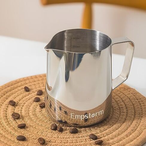 Empstorm Espresso Machine 20 Bar, 2 in 1 Espresso Maker with Milk Frother Steam Wand for Latte and Cappuccino& Milk Frothing Pitcher Steamer Cup Foam Making in Saudi Arabia