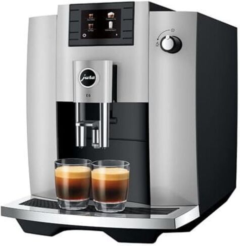 Jura E6 Platinum 15465 | Hot water on demand, A professional aroma grinder Comes in a finish in Saudi Arabia
