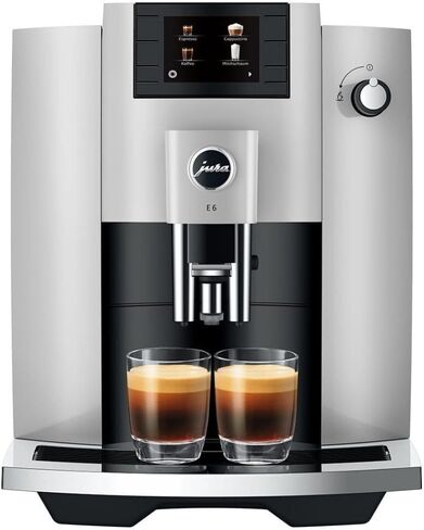 Jura E6 Platinum 15465 | Hot water on demand, A professional aroma grinder Comes in a finish in Saudi Arabia