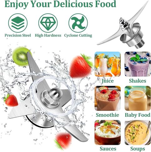 Blender Pitcher 64 oz. -60865, 5200 Replacement Container for Vita-mix | 4500,5000,5300,6000,6300,6500,7500,200,300,500,750,780,VM0102,VM0103, etc. 2-year full warranty in Saudi Arabia