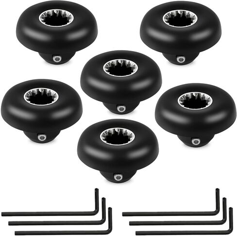 6 Pack Blender Drive Socket Replacement 891 802 15546 15547 with Allen Wrench, Drive Coupling Gear Compatible with Vitamix 5006 5012 5057 5062 VM0101 VM0115 VM0116E, Commercial Blender Parts in Saudi Arabia
