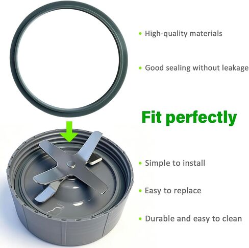 Blender Gasket Replacement Parts，BEBEEPOO Rubber O Ring Replacement for Nutribullet Blender 900W & 600W Series, Seal Rings Gaskets Part,Compatible with Blender Replacement Parts Accessories(3pcs) in Saudi Arabia