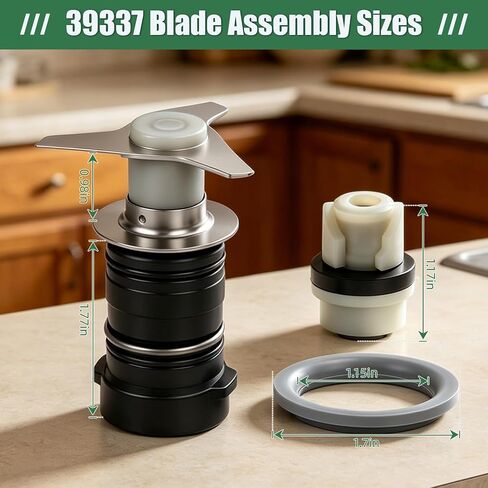 39337 Blade Assembly Compatible with Robot Coupe MP350 MP450 Series Blade Cutting Blender Assembly, Removable Stainless Steel Cutting Blade for Commercial Kitchens in Saudi Arabia