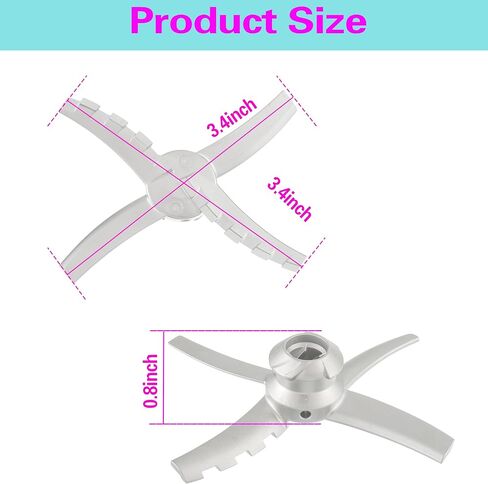 Replacement Paddle Compatible with Ninja Creami NC501 CN501CO NC500C NC501C NC501H Series Ice Cream Makers,Replacement Parts Blade for Ninja Ice Creami Accessories in Kuwait