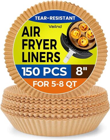 400 Pcs 8" Square Air Fryer Liners Disposable, Airfryer Paper for 5-8QT | Food-grade Parchment Paper for Air fryer Basket, Non-Stick, OilProof Baking Sheets for Oven Pan in Saudi Arabia