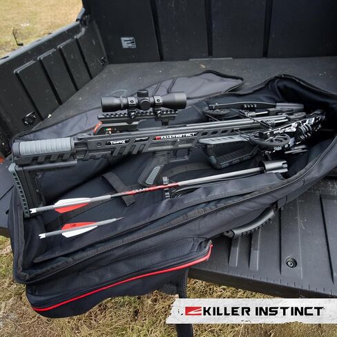 Killer Instinct TEMPR-X Crossbow Kit 405 FPS 195 LB Draw Weight - X CAM Synchronized Design with Lumix 4x32 Scope and Anti-Dry Fire Safety | 4x32 Scope, Anti-Dry Fire Safety, X CAM Synchronized Design, 405 FPS in Kuwait